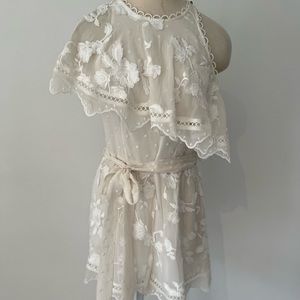 Zimmerman Silk Lace Pattern Romper 2 US 8